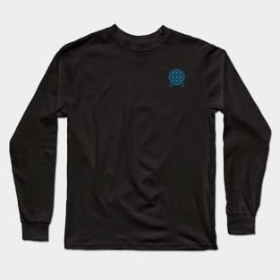 Spaceship Earth - Blue Long Sleeve T-Shirt